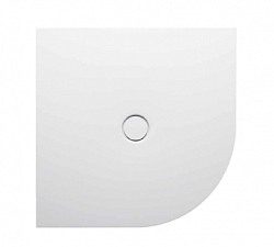 BETTEFloor Сorner Поддон с закругленным углом 100х100 см, D90 см,с шумоизоляцией, цвет белый