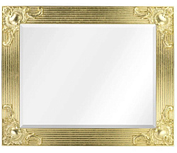 Зеркало прямоугольное H80 х L65 x P4 cm, золото