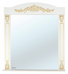 Зеркало Bellezza Луиза 100 бежевое патина золото