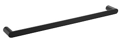 Держатель для полотенец, 600х65 мм, нержавеющая сталь AISI 304, черный матовый (шагрень)