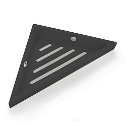3SC Bemood Black Угловая полочка  35х18х4 см.,  цвет черный2192