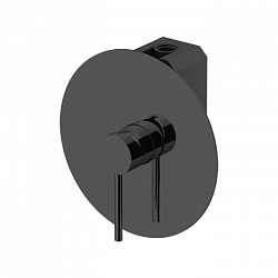 Gattoni Circle One Смеситель встроенный на 1 выход с переключателем, с GBOX, цвет: черный матовый