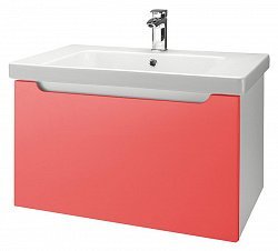 Мебель для ванной Dreja Color 75 оранжевый глянец