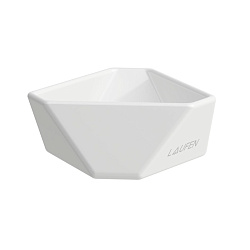 Laufen  Home collection  Керамическая чаша для украшений 105х100х40 мм TRIO TRAY, цвет белый1905