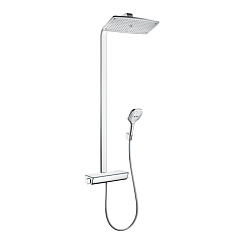 HG Raindance Select 360 Showerpipe Душевая стойка с верхним душем: 360x190 мм, и ручным душем, термостатированный смеситель, цвет: хром1985