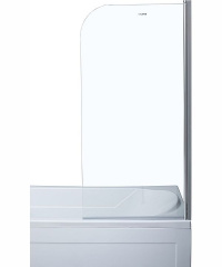 Шторка на ванну Aquanet SG-750, прозрачное стекло