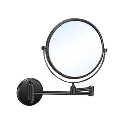 Зеркало для ванной Reflex с увеличением Х3, ? 200 мм, латунь, 08009.2.N черное