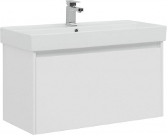Тумба с раковиной Aquanet Nova Lite 90 белый (1 ящик)