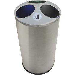 Контейнер с крышкой для раздельного сбора мусора на 150 литров