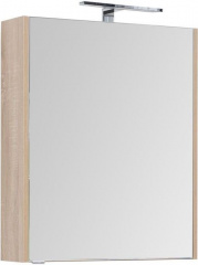 Зеркало-шкаф Aquanet Остин 65 дуб сонома