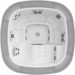 Jacuzzi Enjoy Минибассейн 250x250x98 см комплектация TOP, встраиваемый без компенсационного бака, цвет: акрила белый