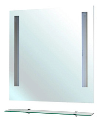 Ника-100 зеркало с полкой (внутр. подсветка)