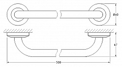 Полотенцедержатель FBS Standard STA 031 50 см