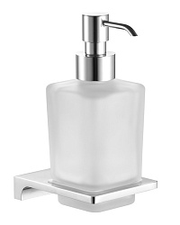 NLA0303 Дозатор стеклянный для жидкого мыла с настенным держателем