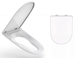 Крышка-сиденье ARROW PG017-ZPA,PP, микролифт, белый