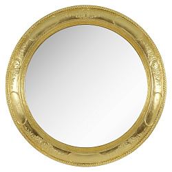 Зеркало круглое D87 cm, золото