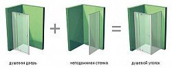 Душевая дверь в нишу Ravak PDOP2-110 профиль сатин