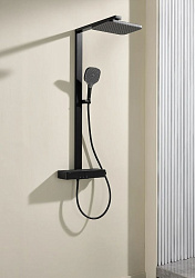 Душевая система с термостатом ARROW AMG13GH872MB, чёрный матовый