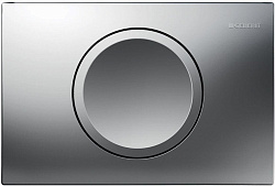 Смывная клавиша Geberit Delta15, смыв/стоп: Матовый хром 115.109.46.1