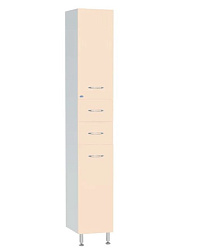 Уют-26 пенал с 2 ящ. бежевый лев./прав. Н