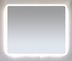 Misty 3 Неон - Зеркало LED 1000х800 сенсор на зеркале