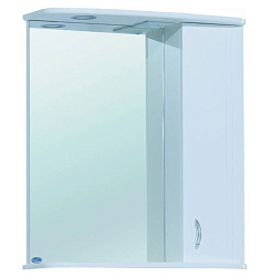 Астра-60 зеркало-шкаф белое прав.(свет.) Н