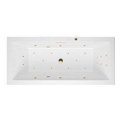 Акриловая ванна EXCELLENT Heaven Slim 160x75 см «ULTRA», золото