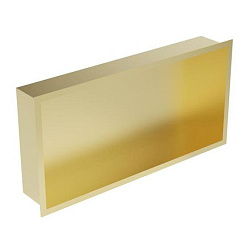 Антивандальная встраиваемая полка Nofer H.6030.G, золото