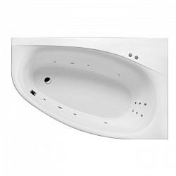 Акриловая ванна EXCELLENT Kameleon 170x110 см правая «LINE», хром