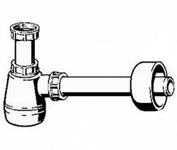 Сифон для биде Viega 120337