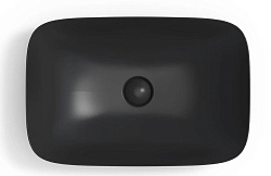 Накладная прямоугольная раковина ARROW 60,5x41 см, матово-черный AP41026D