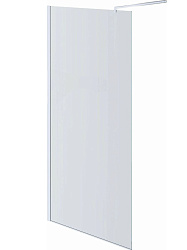 AQ NAR 6310-140 Душевая перегородка Walk in с держателем 1400x2000 профиль хром, стекло прозрачное