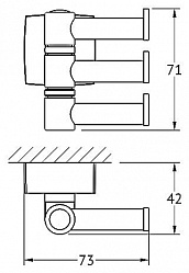 Крючок FBS Esperado ESP 047 поворотный