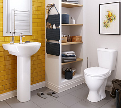 Умывальник пьедестальный Эталон 55 ВКС Белый S1