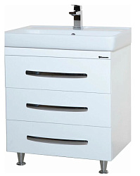 Рокко-80 тумба с 3 ящ. белая Н (ТИГОДА)