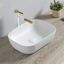Раковина керамическая Vincea VBS-101, 500*400*140, цвет белый