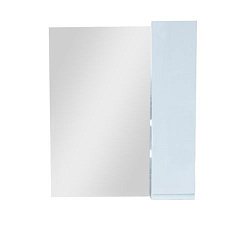 Асти -70  зеркало-шкаф  белый  прав.