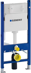 Инсталляция Geberit DuofixBasic для подвесного унитаза, 112 см, со смывным бачком скрытого монтажа Delta 12 см 111.153.00.1