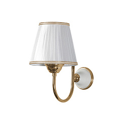 TW Harmony 029, настенная лампа светильника с основанием, цвет:  белый/золото (без абажура)1891