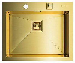 Мойка кухонная Omoikiri Akisame 59-LG светлое золото