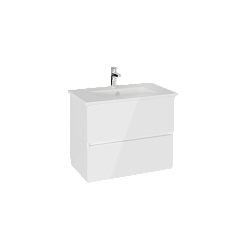 VitrA Mia Plus Square mia plus s тумба с рак,2 ящ,80 см,гл бел