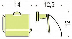 Держатель туалетной бумаги Colombo Design Basic В2791