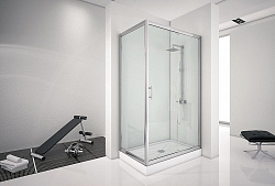 Душевой уголок Aquanet Alfa NAA1131 150x80, прозрачное стекло