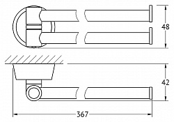 Полотенцедержатель FBS Vizovice VIZ 044