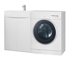 Олиссия-120 тумба прямая белая