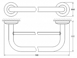 Полотенцедержатель FBS Standard STA 036 50 см