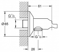 Шланговое подключение Grohe Sena Trigger Spray 26333000