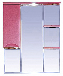 Misty Жасмин - 85 Зеркало - шкаф лев. (свет) розовая плёнка