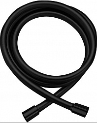 Шланг для гиг душа PVC  cm.120 c двумя конусными подключениями 1/2"х1/2, черный