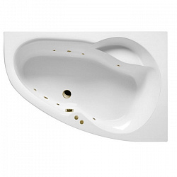Акриловая ванна EXCELLENT Newa 160x95 см правая «SOFT», бронза